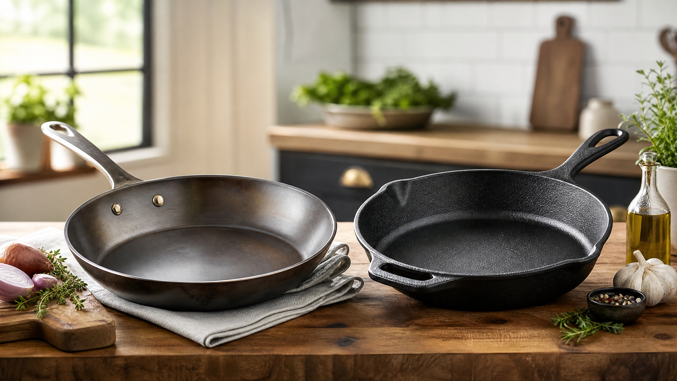 Carbon Steel vs Cast Iron: Which Pan Grows With Your Cooking Skills